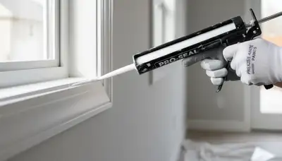 Professional caulking and sealing on Louisville KY home exterior for lasting weather protection