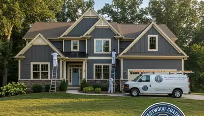 House painting service in Louisville, KY by professional painters for residential homes