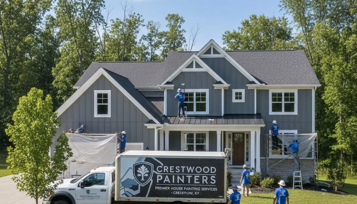 Louisville, KY house painting service by professional painters for residential homes