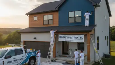 Professional house painting service in Louisville, KY for interior and exterior homes