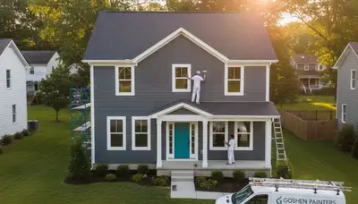 Professional house painting service in Louisville, KY for residential exterior and interior projects
