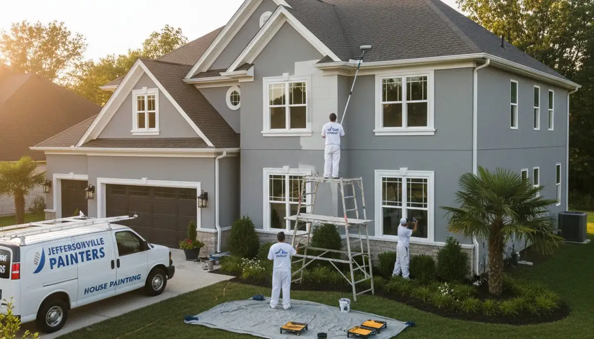Professional house painters in Louisville KY providing expert exterior home painting services