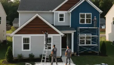 Louisville, KY house painting services by Painter Louisville KY for residential exterior and interior projects