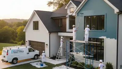Louisville, KY house painting service by Painter Louisville KY for residential interior and exterior painting