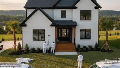 Louisville, KY house painting service by professional painters for interior and exterior homes